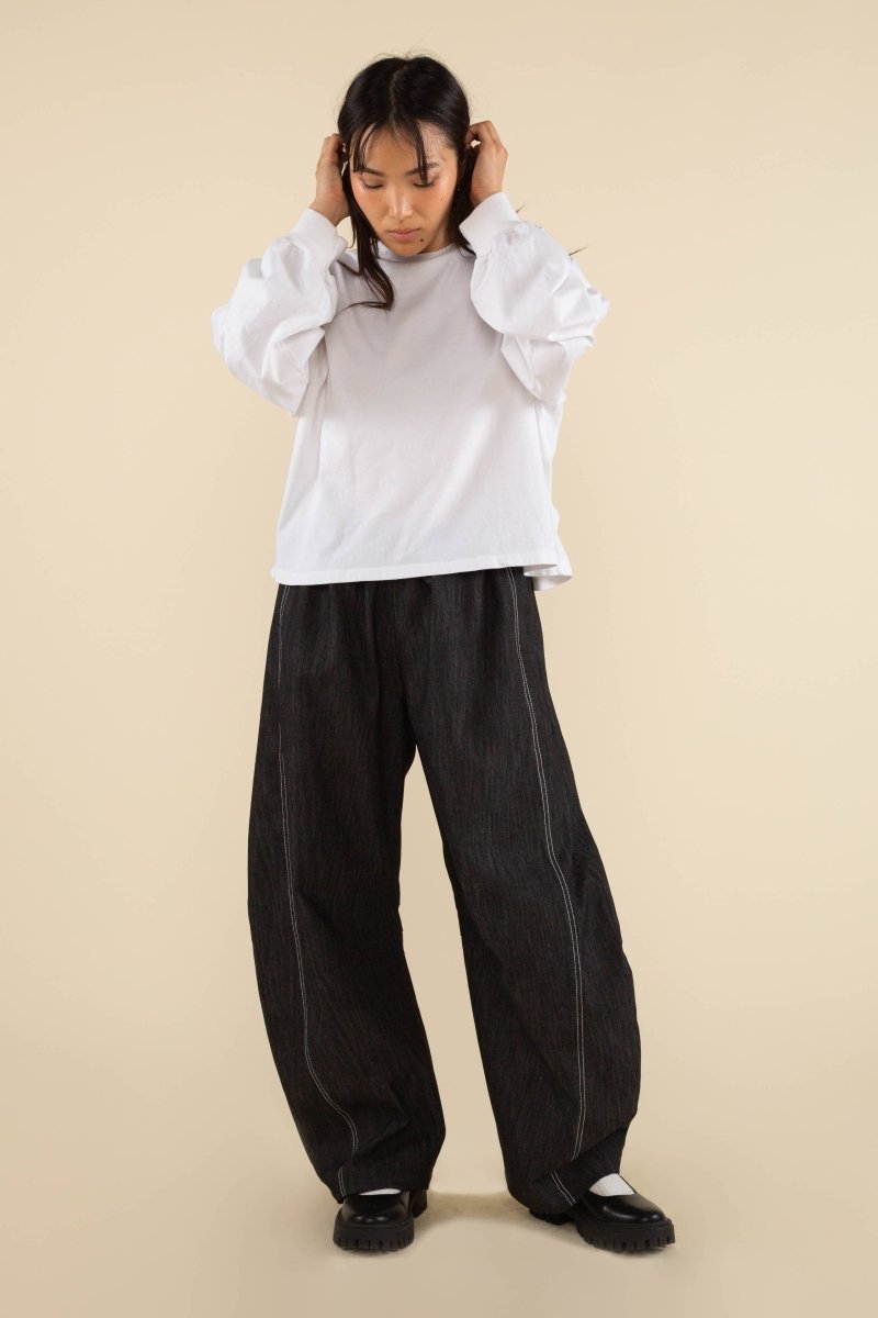 Jeans Hudson Barrel NLT Noir - Ex - voto
