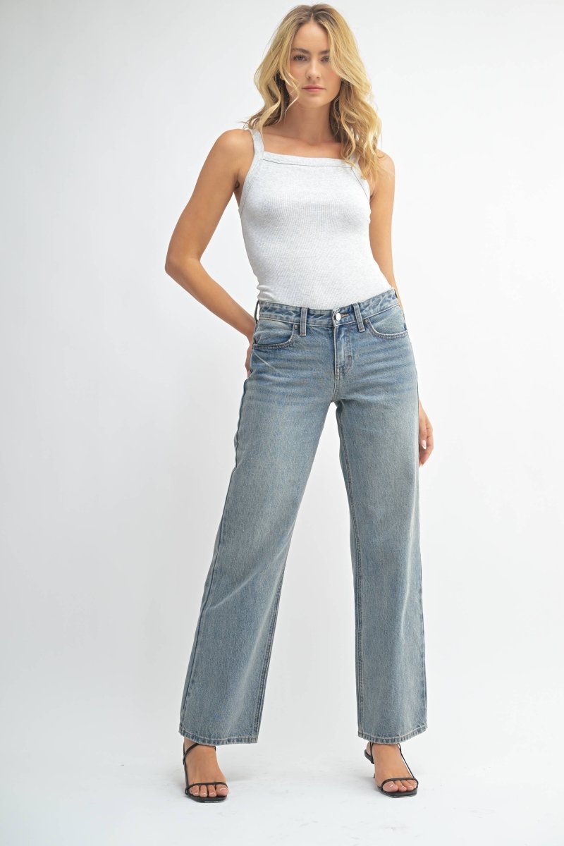 Jeans Jambe Droite Bleu Clair JBD - Ex - voto