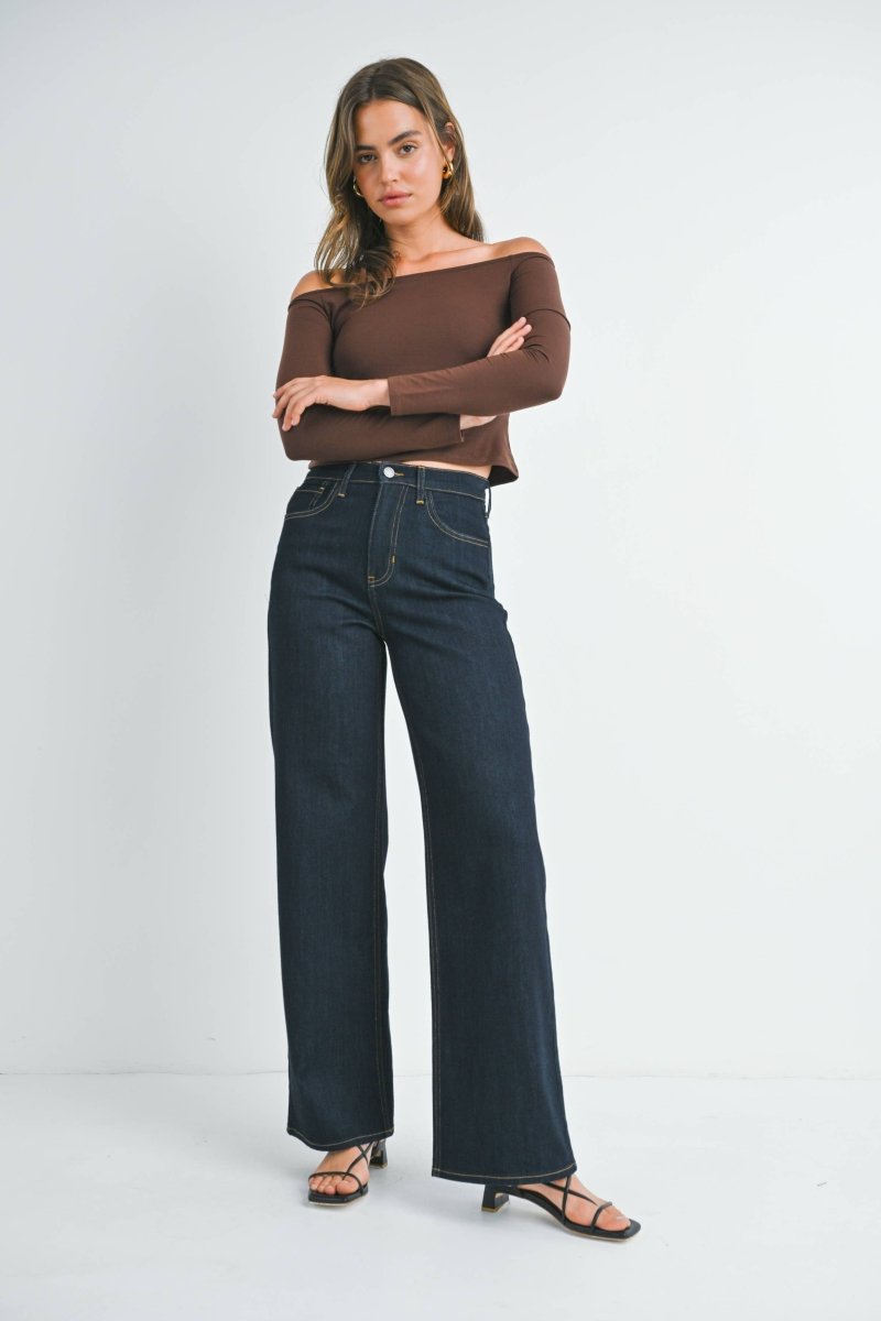 パンツ A GOOD BAD INFLUENCE W WAIST DENIM JEAN BOTTOMS | A GOOD BAD INFLUENCE OFFICIAL ONLINE STORE