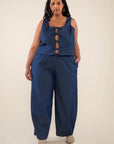 Jeans Lanterne NLT Bleu Foncé - Ex - voto