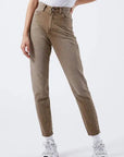 Jeans Nora Dr Denim Washed Nougat SOLDE - Vente Finale - Ex - voto