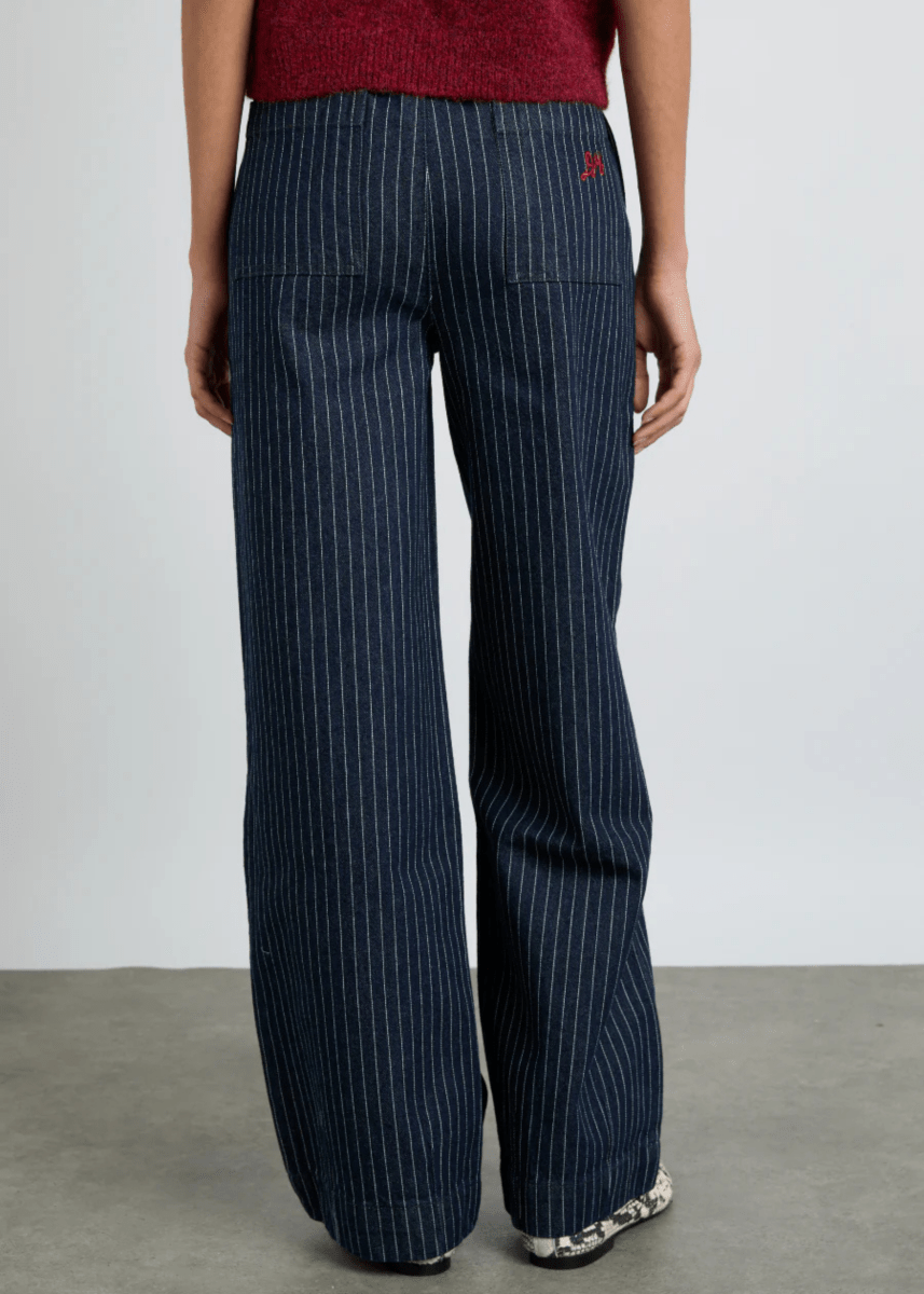 Jeans Rafe Rayures Damson Madder - Ex - voto