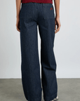 Jeans Rafe Rayures Damson Madder - Ex - voto