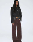 Jeans Rhue Dr Denim Washed Aubergine - Ex-voto