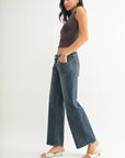 Jeans Taille Basse Droit Vintage Dark JBD - Ex - voto