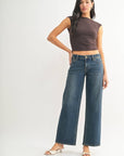Jeans Taille Basse Droit Vintage Dark JBD - Ex - voto