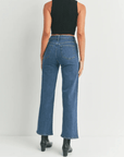 Jeans Taille Haute Droit Bleu Foncé JBD - Ex - voto