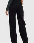 Jeans Taille Haute Kuwalla Washed Black - Ex - voto