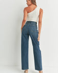 Jeans Taille Haute Skater JBD Bleu Foncé - Ex - voto