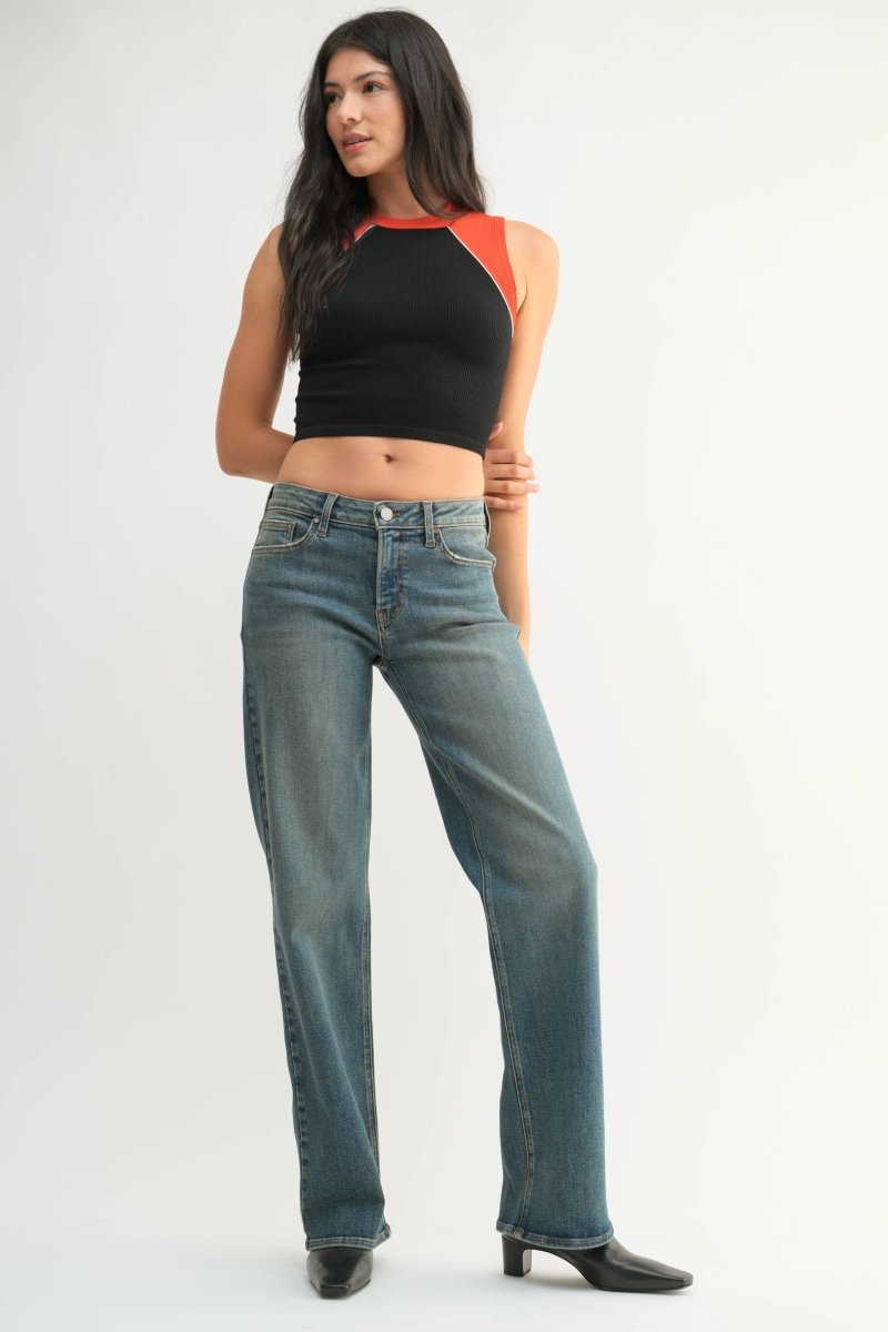 Jeans Vintage Droit Taille Mid JBD - Ex - voto