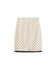 Jupe Blanche à Pois CUBIC - Ex - voto