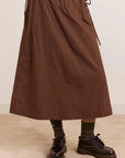 Jupe Caspia Choc Damson Madder - Ex-voto