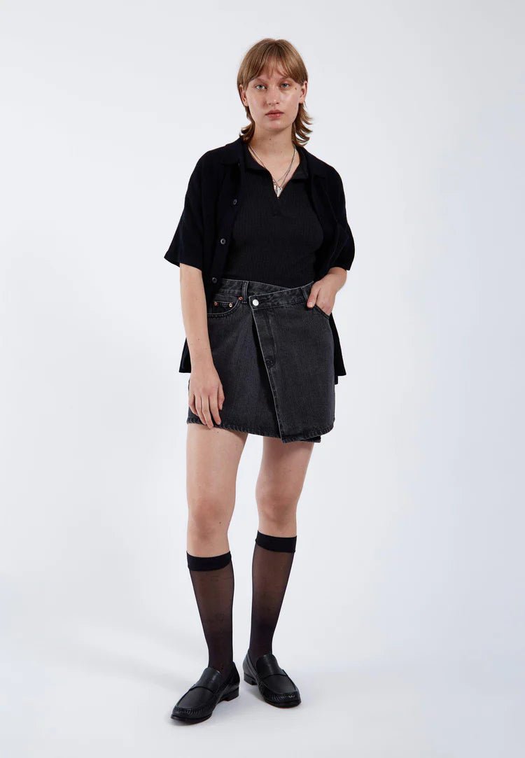 Jupe Renay Dr Denim Retro Black - Ex - voto