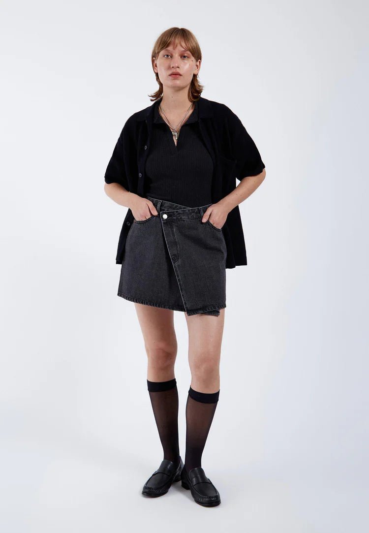 Jupe Renay Dr Denim Retro Black - Ex - voto
