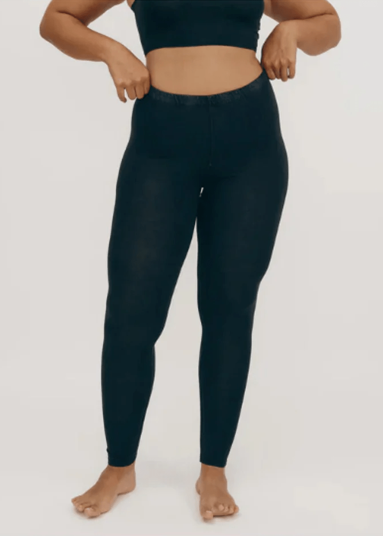 Leggings Core Organic Basics Noirs SOLDE - Vente Finale - Ex - voto