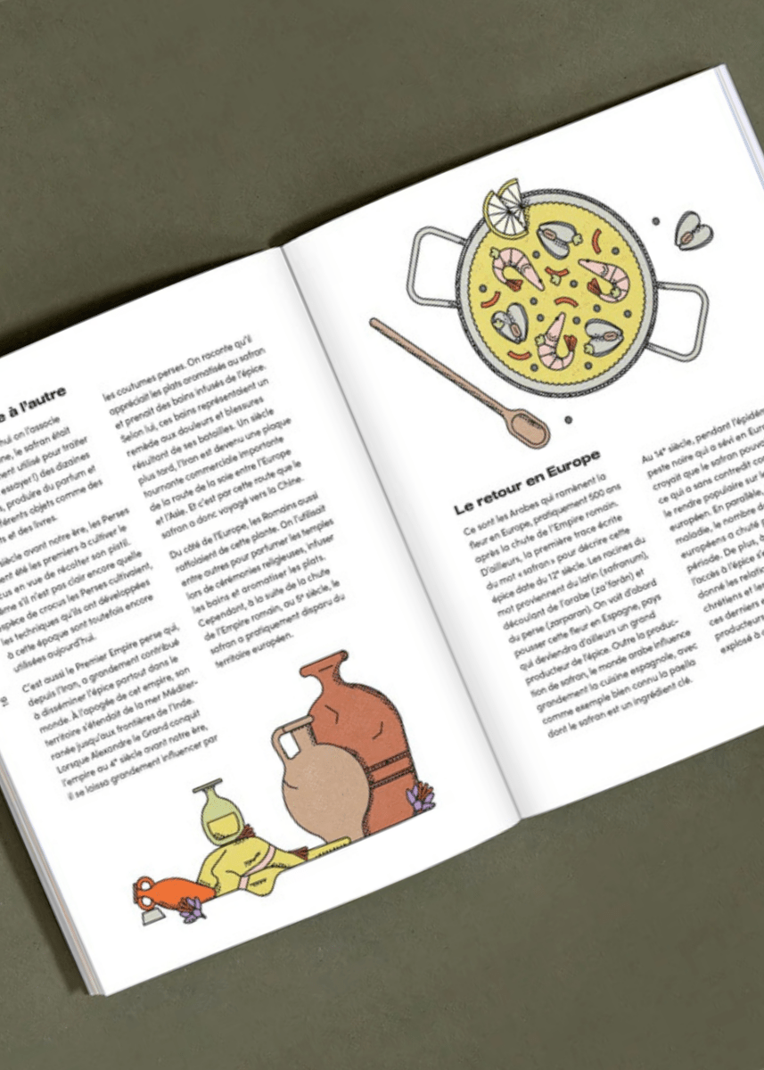 Livre Le Petit Guide illustré du Safran - Nutritioniste Urbain - Ex - voto