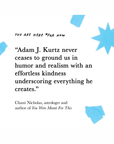 Livre You are Here (For Now) Adam JK - Ex - voto