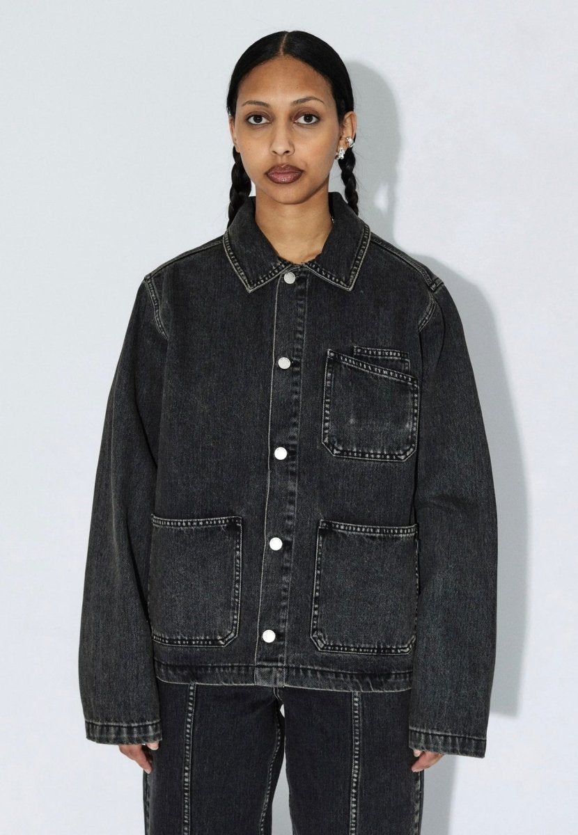 Dr Denim Evon Coat Aged Black – Ex-voto
