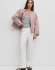 Manteau Kara Mod Ref Mauve SOLDE - Vente finale - Ex - voto