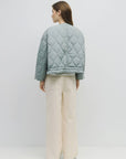 Manteau Matelassé Kara Bleu Clair Mod Ref - Ex - voto
