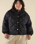 Manteau Matelassé Nubi NLT Noir - Ex - voto