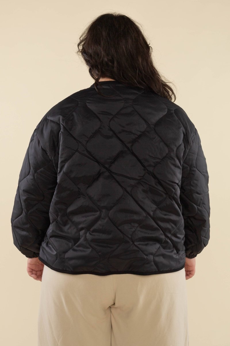 Manteau Matelassé Nubi NLT Noir - Ex - voto