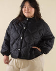 Manteau Matelassé Nubi NLT Noir - Ex - voto