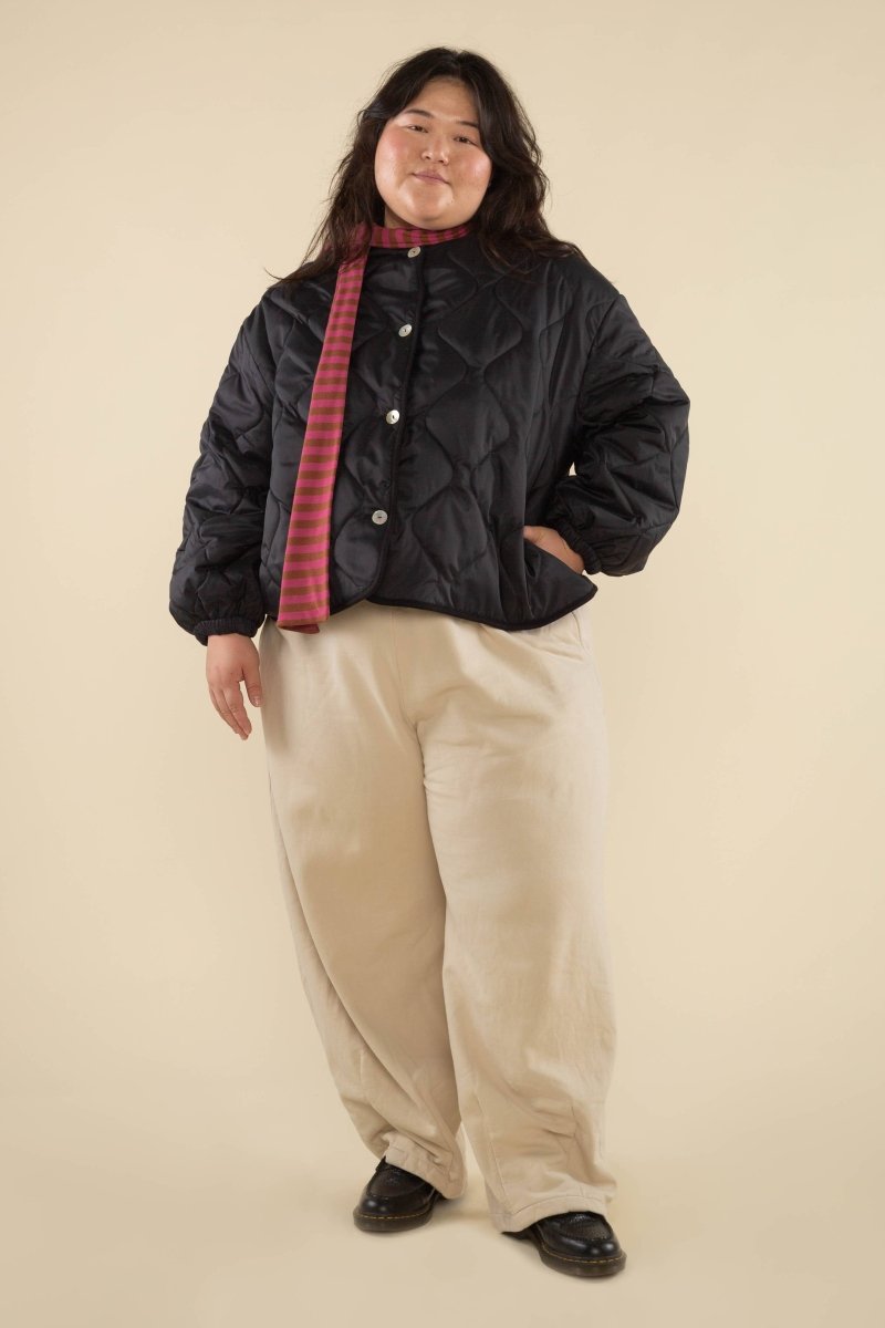 Manteau Matelassé Nubi NLT Noir - Ex - voto
