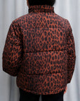 Manteau Puffer Pearl Damson Madder Léopard - Ex - voto