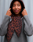 Manteau Puffer Pearl Damson Madder Léopard - Ex - voto