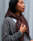 Manteau Puffer Pearl Damson Madder Léopard - Ex - voto
