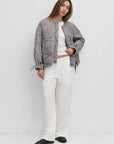 Manteau Rochelle Quilt Gingham Noir Mod Ref - Ex - voto