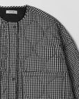 Manteau Rochelle Quilt Gingham Noir Mod Ref - Ex - voto