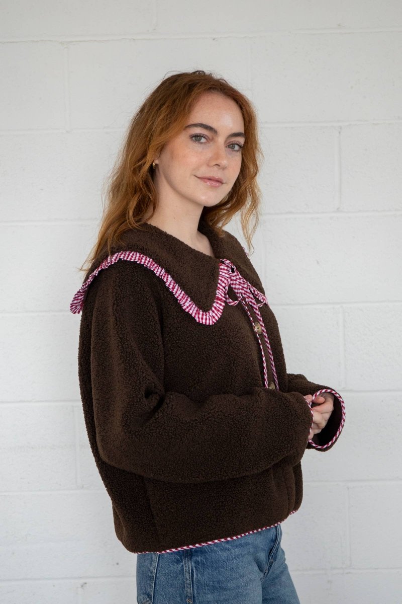 Manteau Thea Brun Things Between - Ex - voto