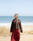 Manteau Thea Brun Things Between - Ex - voto