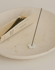 Cedar and Myrrh Hinoki Incense with Flower Incense Holder