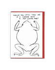 D. Shrigley Fat White Toad Greeting Card