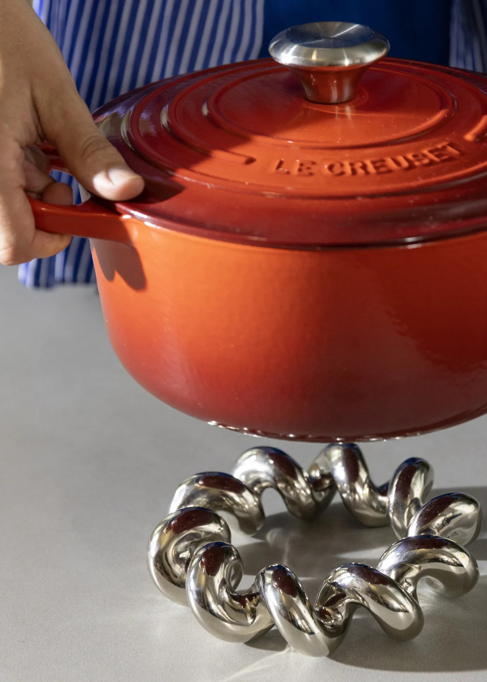 Sous-Plat Twist Argent &klevering