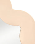 Miroir Scalloped Rose 18 x 26 Bloomingville VENTE FINALE - Ex - voto