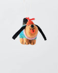 Ornement en Feutre Chien Saucisse Wrap - Ex-voto