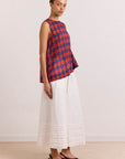 Pantalon Bloomers Florintina Blanc Damson Madder - Ex - voto