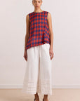 Pantalon Bloomers Florintina Blanc Damson Madder - Ex - voto