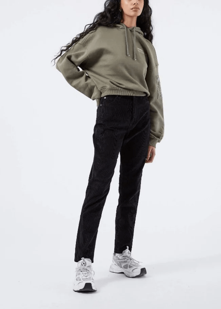 Dr Denim Black Nora Corduroy Pants FINAL SALE – Ex-voto