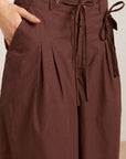 Pantalon Culotte Tatiana Choc Damson Madder - Ex-voto