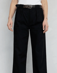 Pantalon en Lin Noir Margaret Mod Ref SOLDE - Vente finale - Ex - voto