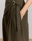 Pantalon Fabia Khaki Damson Madder - Ex - voto