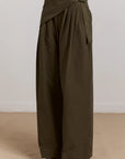 Pantalon Fabia Khaki Damson Madder - Ex - voto