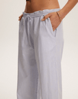 Pantalon Freya Blue Oxford Stripes Kuwalla SOLDE - Vente Finale - Ex - voto