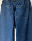 Pantalon Jardinier Denim Bleu Le Bon Shoppe - Ex-voto