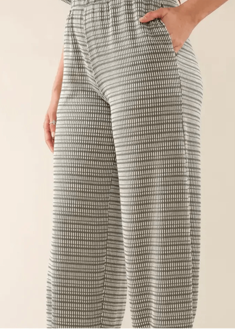 Pantalon Jude NLT Olive et Ivoire SOLDE - Vente Finale - Ex - voto